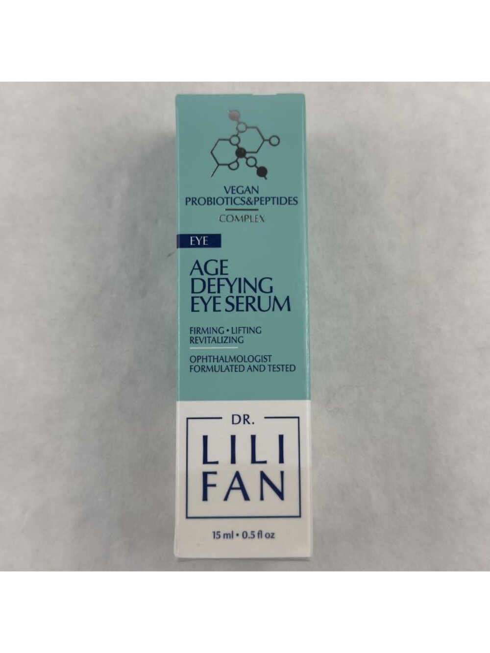 Dr. Lili Fan Age Defying Eye Serum 15ml Vegan Probiotic Complex Lightweight NEW